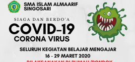SMA ISLAM ALMAARIF SINGOSARI SIAGA VIRUS CORONA ( COVID-19 )