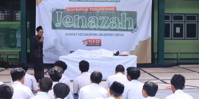 WORKSHOP PENGURUSAN JENAZAH KELAS XI SMA ISLAM ALMAARIF SINGOSARI